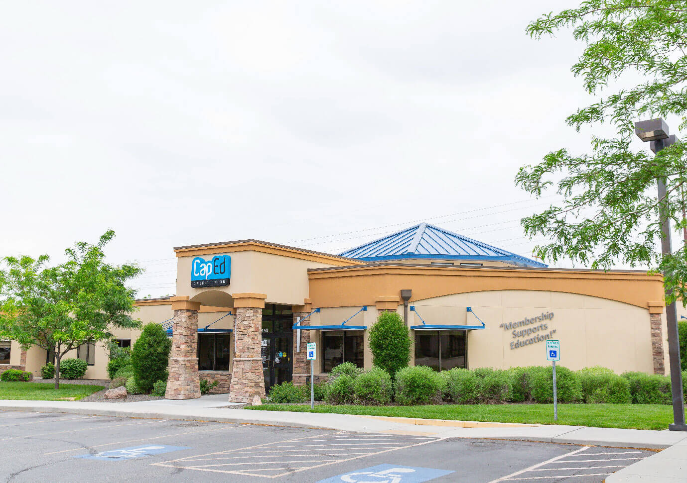 CapEd's Thunderbolt location handicap accessible parking.